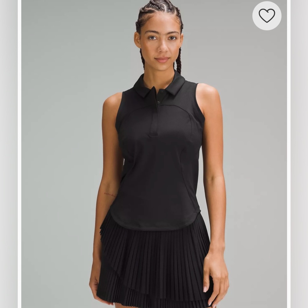 lululemon: quick-drying sleeveless polo.